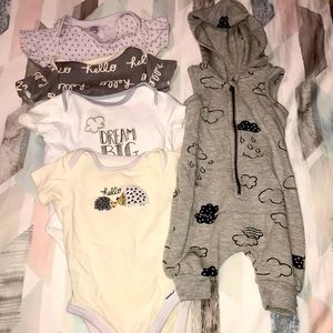Baby 5 piece bundle 0-3 month
